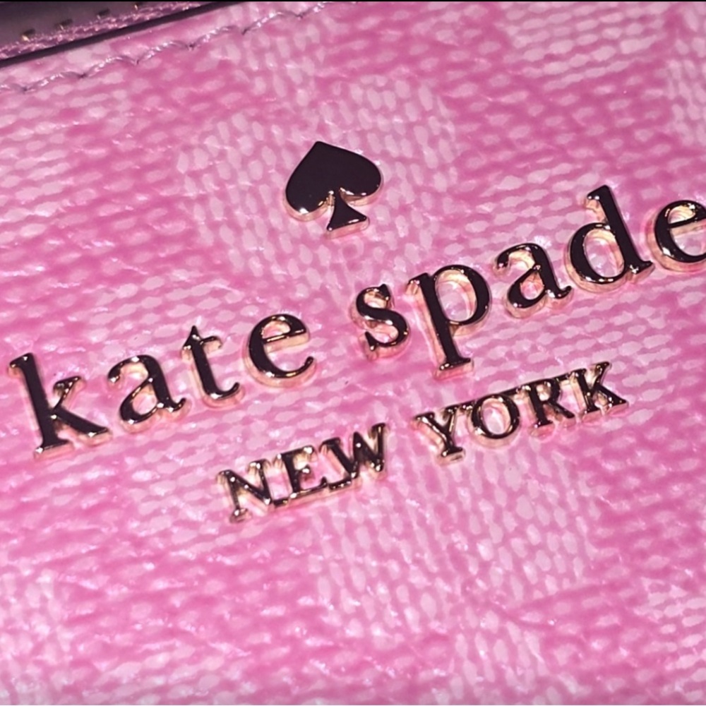 Kate Spade Pink Floral Wristlet new - Picture 2 of 5